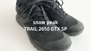 snow peakのトレイル2650 GTX SP