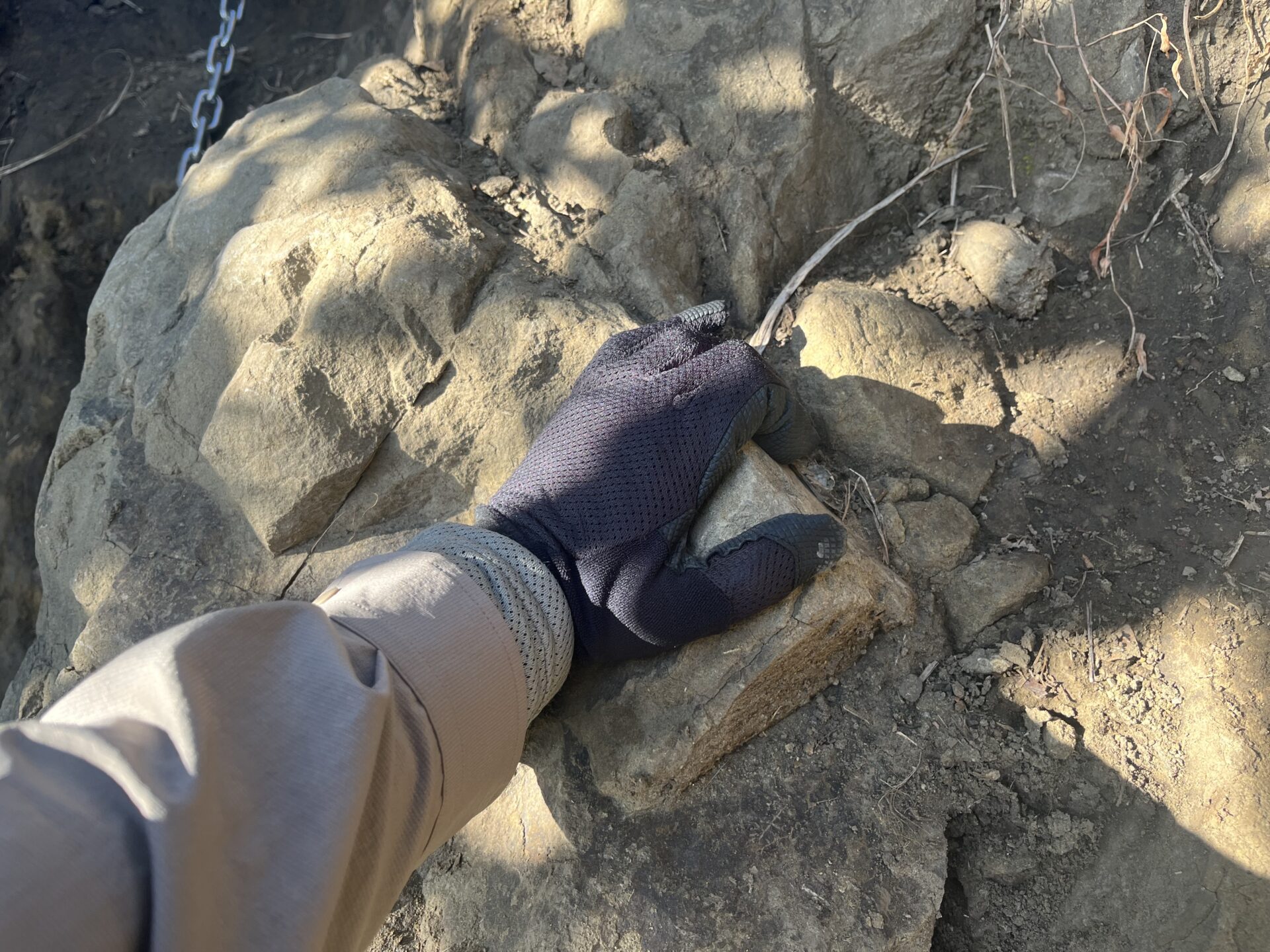 STATIC ADRIFT WORK GLOVEのグリップ力