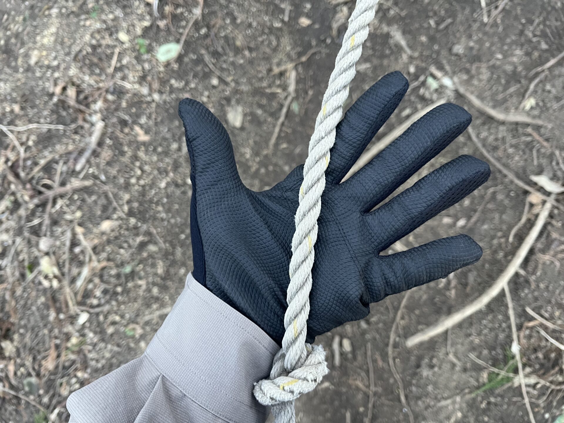 STATIC ADRIFT WORK GLOVEのグリップ力