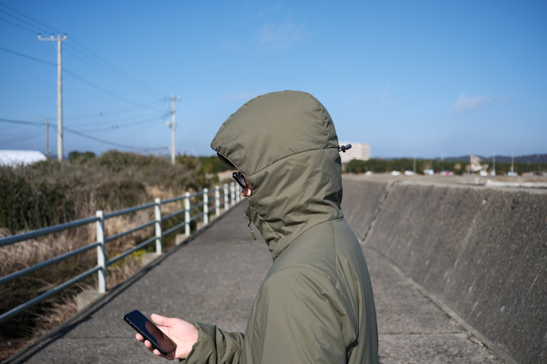 NORRONA femund thermo60 Zip Hoodのフード