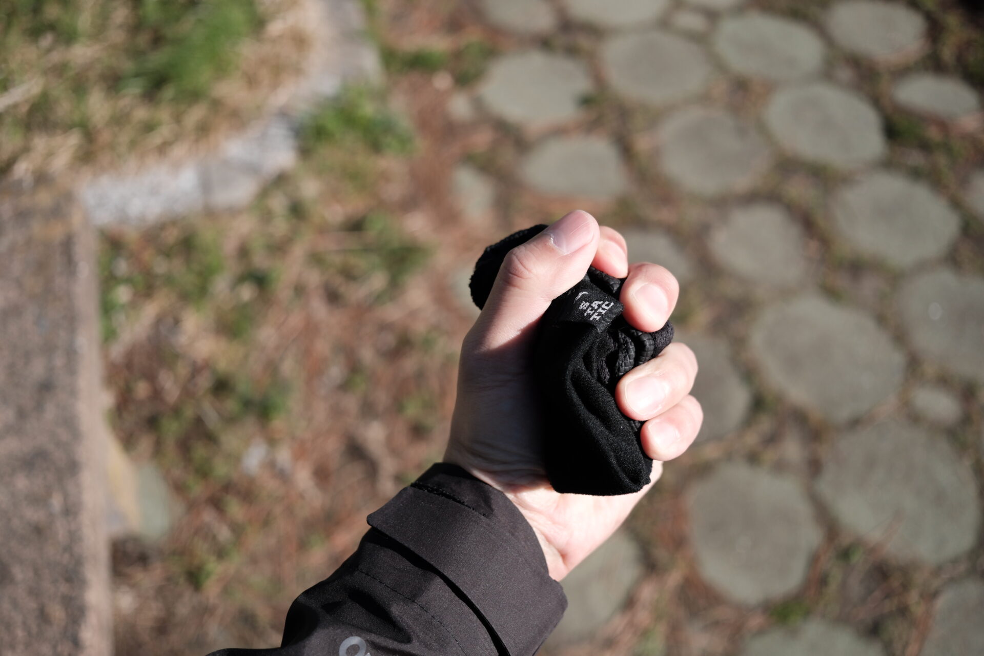 STATIC ADRIFT WORK GLOVEの携帯性