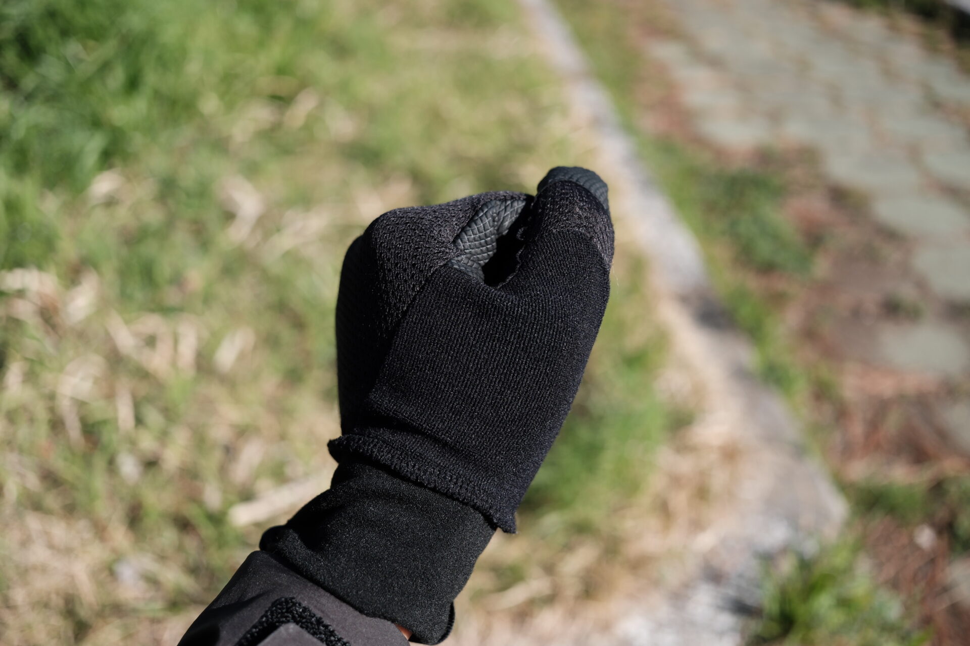 STATIC ADRIFT WORK GLOVEのノーズワイプ