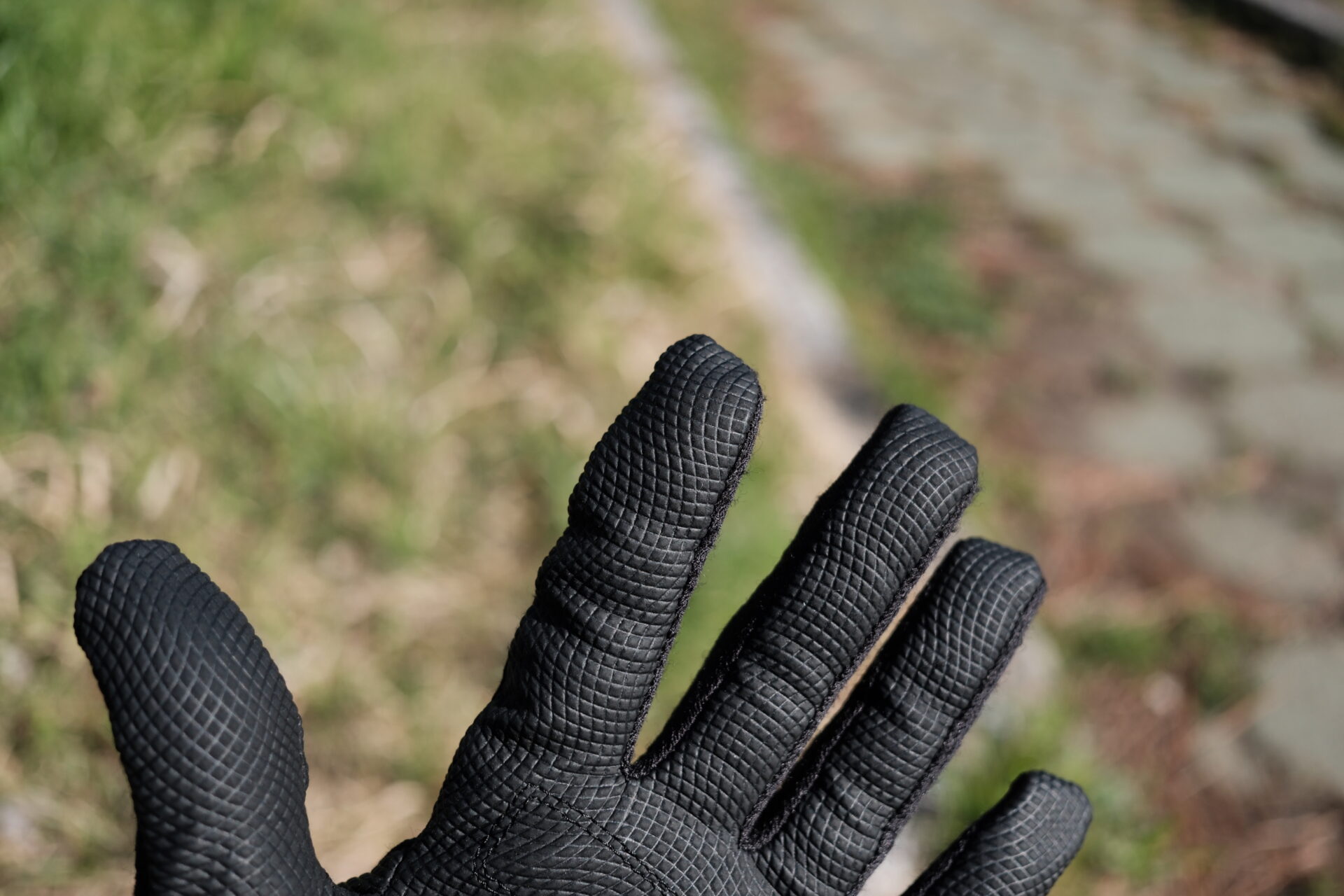 STATIC ADRIFT WORK GLOVEの指先